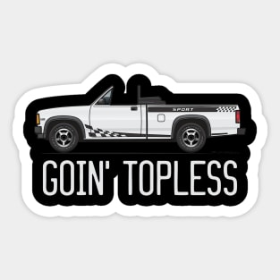 Going Topless Sticker